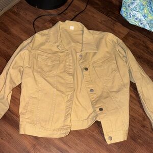 Tan Denim Jacket